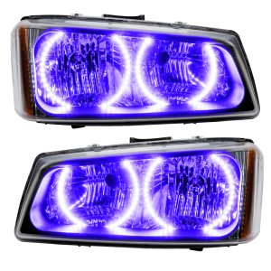 Chevrolet Silverado Headlight Halo Kit - ORACLE Lighting - SMD Pre-Assembled - UV/Purple - `03-`06